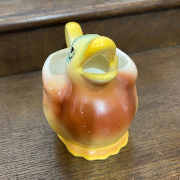 Vintage 1940’s Czechoslovak Pottery Mallard Duck Creamer - Picture 4 of 8